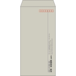 【既製品】長3(120x235mm)（〒枠あり）