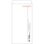 【既製品】長3(120x235mm)（〒枠あり）