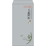 【既製品】長3(120x235mm)（〒枠あり）