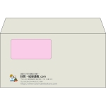 【既製品】洋長3窓付き(235x120mm)（〒枠なし）