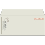 【既製品】洋4(235x105mm)（〒枠あり）