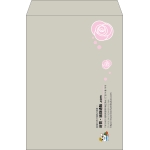 【既製品】角2(240x332mm)（〒枠なし）
