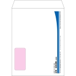 【オリジナル封筒】角3窓付き(216x277mm)（〒枠なし）