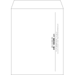 【既製品】角5(190x240mm)（〒枠なし）