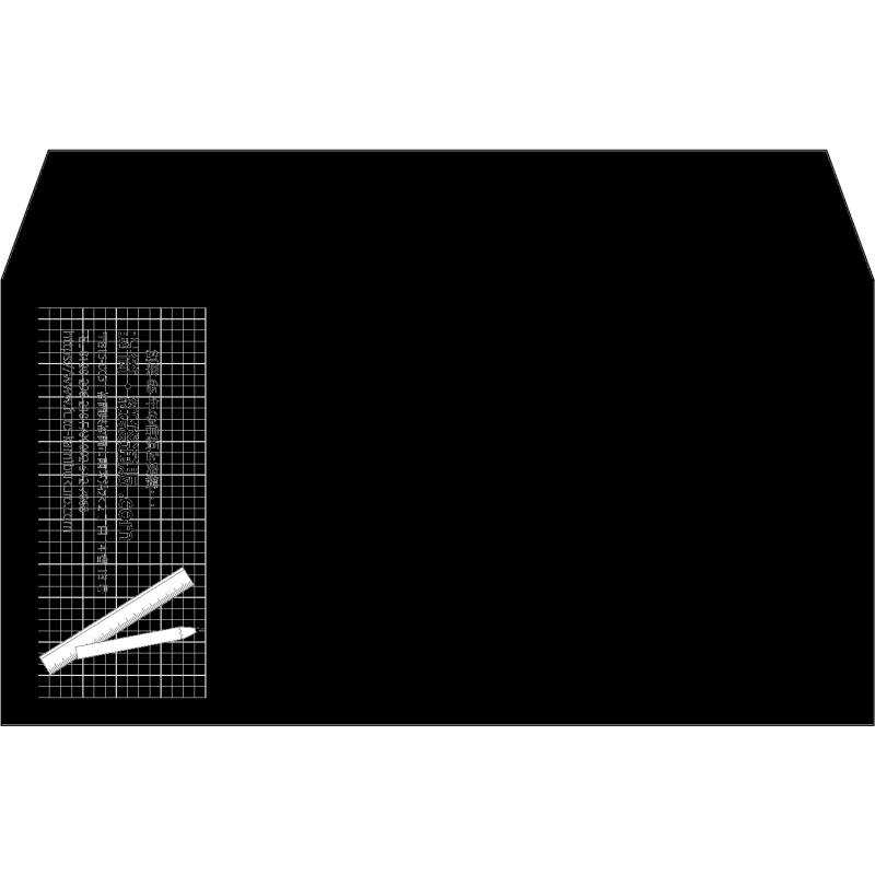 【既製品】洋長3(235x120mm)（〒枠なし）