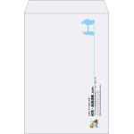 【既製品】角1(270x382mm)（〒枠なし）