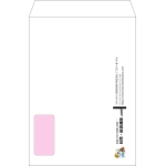 【オリジナル封筒】角2窓付き(240x332mm)（〒枠なし）
