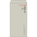 【既製品】長3(120x235mm)（〒枠あり）