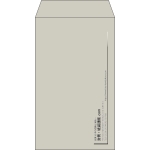 【既製品】角8(119x197mm)（〒枠なし）