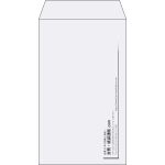 【既製品】角8(119x197mm)（〒枠なし）