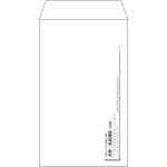 【既製品】角8(119x197mm)（〒枠なし）