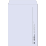 【既製品】角2(240x332mm)（〒枠なし）