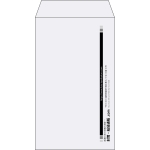 【既製品】角8(119x197mm)（〒枠なし）