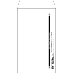 【既製品】角8(119x197mm)（〒枠なし）
