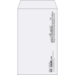 【既製品】角8(119x197mm)（〒枠なし）