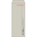 【既製品】長40(90x225mm)（〒枠あり）