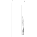 【オリジナル封筒】長40窓付き(90x225mm)（〒枠なし）