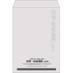 【既製品】角2(240x332mm)（〒枠なし）