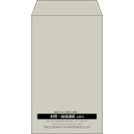 【既製品】角8(119x197mm)（〒枠なし）