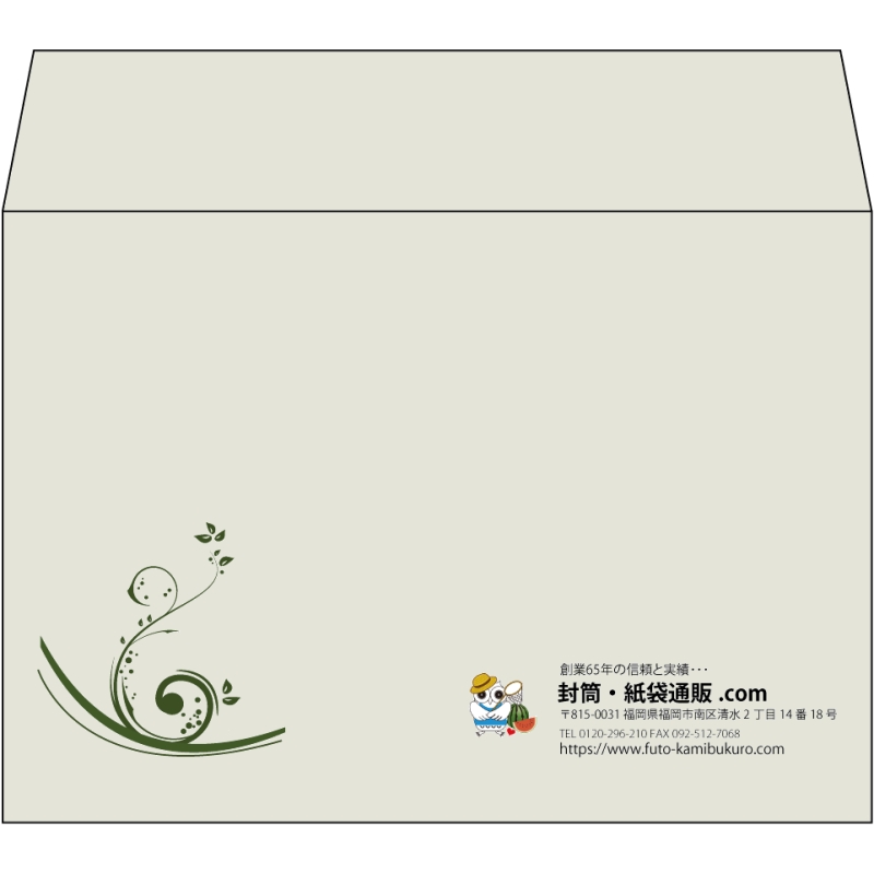 【既製品】洋2(162x114mm)（〒枠なし）