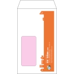 【オリジナル封筒】角8窓付き(119x197mm)（〒枠なし）