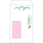 【オリジナル封筒】角8窓付き(119x197mm)（〒枠なし）
