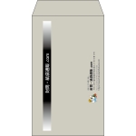 【既製品】角8(119x197mm)（〒枠なし）