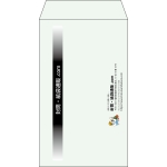 【既製品】角8(119x197mm)（〒枠なし）
