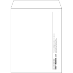【既製品】角5(190x240mm)（〒枠なし）