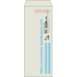 【既製品】長40(90x225mm)（〒枠あり）