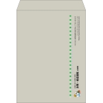 【既製品】角0(287x382mm)（〒枠なし）