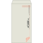 【既製品】長3(120x235mm)（〒枠あり）