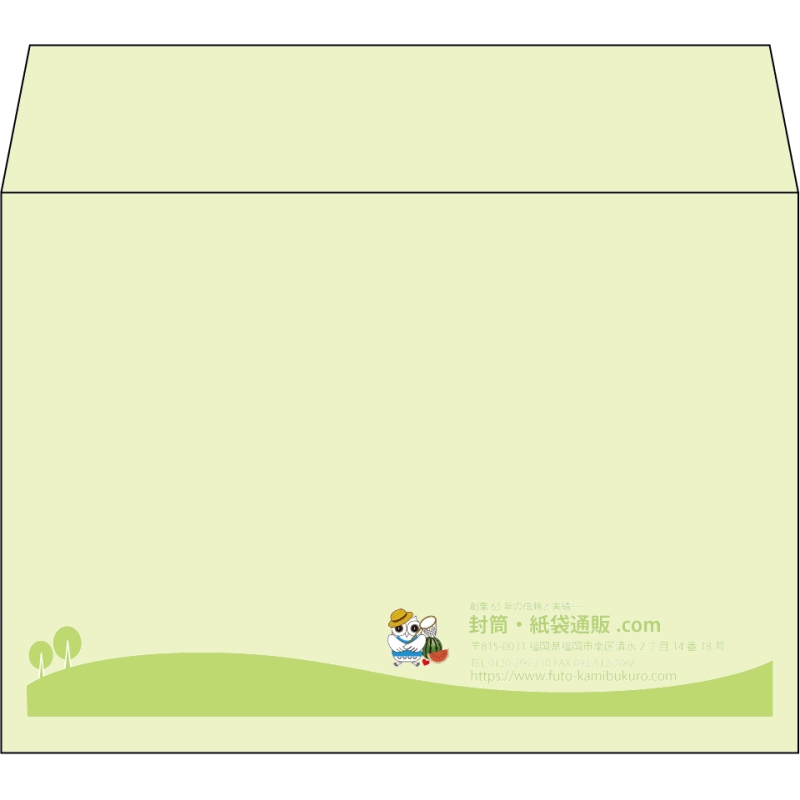 【既製品】洋2(162x114mm)（〒枠なし）