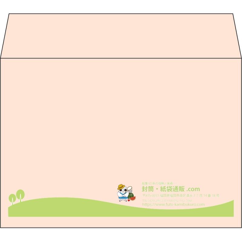 【既製品】洋2(162x114mm)（〒枠なし）