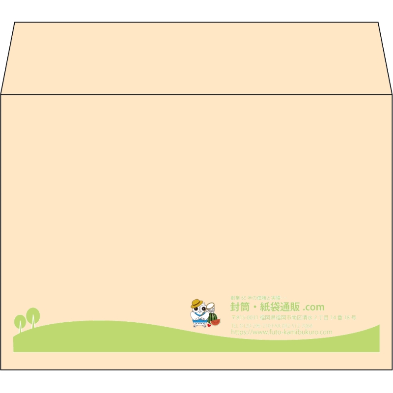 【既製品】洋2(162x114mm)（〒枠なし）