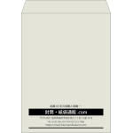 【既製品】角0(287x382mm)（〒枠なし）