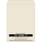 【既製品】角0(287x382mm)（〒枠なし）