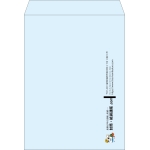 【既製品】角0(287x382mm)（〒枠なし）