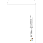 【既製品】角0(287x382mm)（〒枠なし）