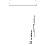 【既製品】角6(162x229mm)（〒枠なし）