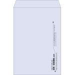 【既製品】角1(270x382mm)（〒枠なし）