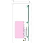 【オリジナル封筒】長4窓付き(90x205mm)（〒枠なし）