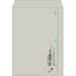 【既製品】角0(287x382mm)（〒枠なし）