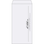 【既製品】長3(120x235mm)（〒枠なし）