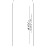【既製品】長3(120x235mm)（〒枠なし）