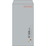 【既製品】長3(120x235mm)（〒枠あり）