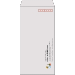 【既製品】長3(120x235mm)（〒枠あり）