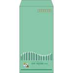 【既製品】長3(120x235mm)（〒枠あり）