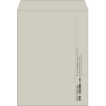 【既製品】角0(287x382mm)（〒枠なし）