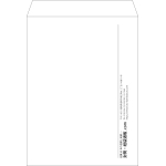 【既製品】角0(287x382mm)（〒枠なし）